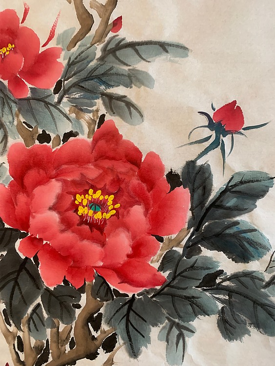 曼雪 陈彦老师作品《富贵吉祥》