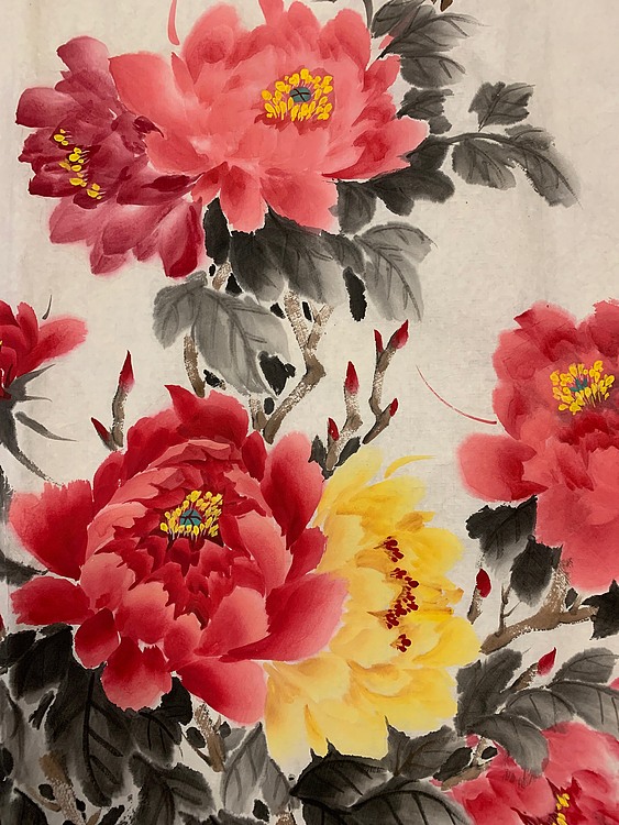 曼雪 陈彦老师作品《富贵吉祥》