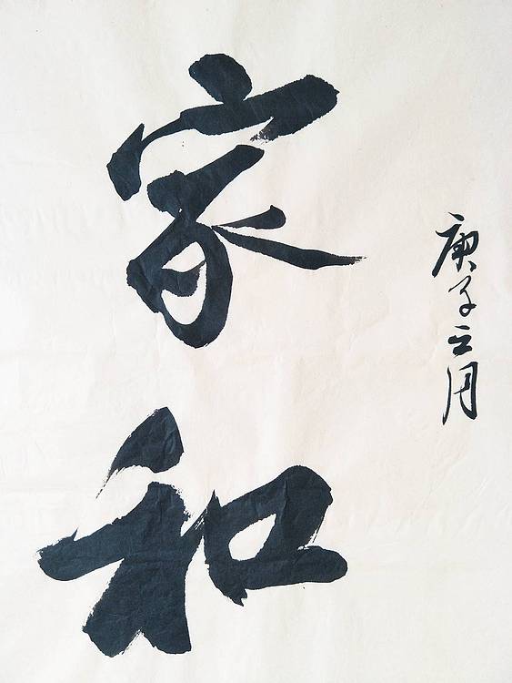 王刚 家和旺   书协理事学者王刚作品