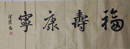职业书画家 福寿康宁