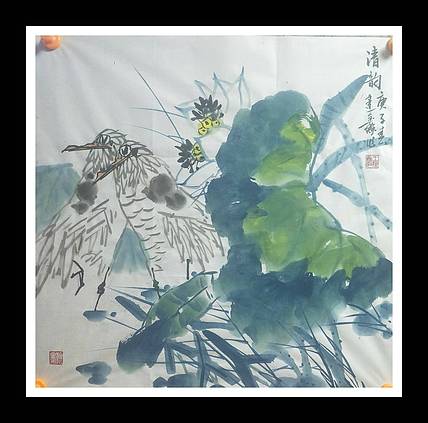 中国花鸟画研修院高研班 王建鑫 清韵。