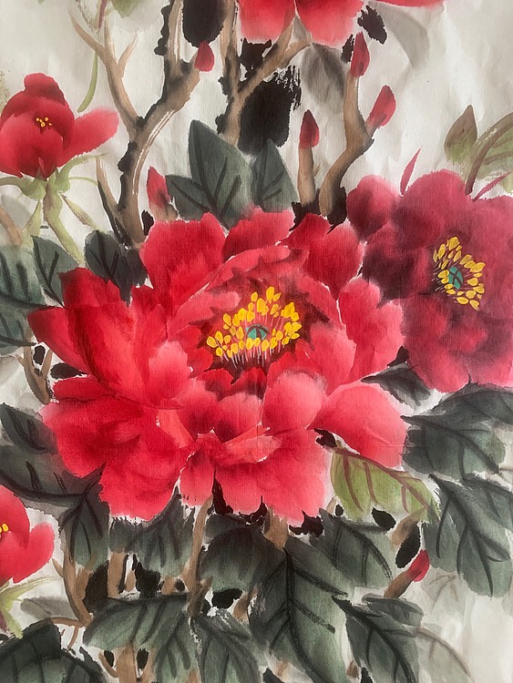 曼雪 陈彦老师作品《富贵吉祥》