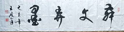 中国硬笔书法协会会员 王洪臣