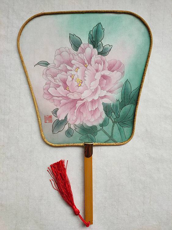 永遇乐 工笔团扇 染芳华