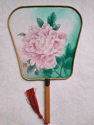 永遇乐 工笔团扇 染芳华