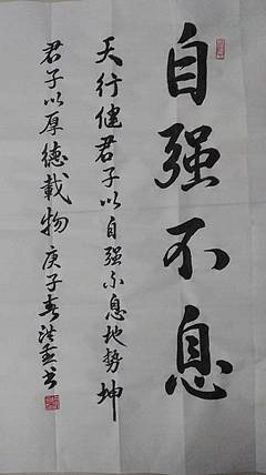 职业书画家 白洪燕 自强不息