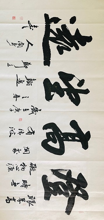 中书工委 赵兰全 国礼书家大字精品《登高望远》