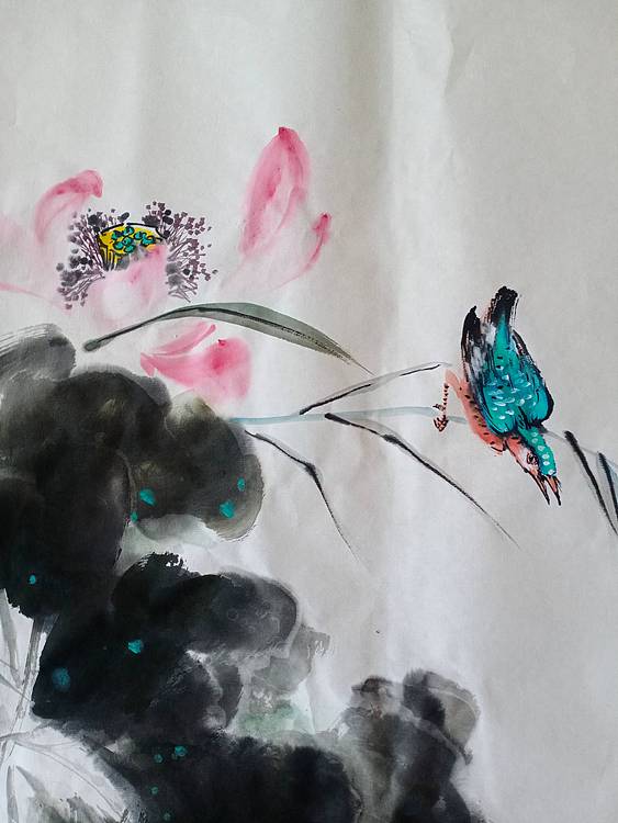 樊正 翠色荷风
