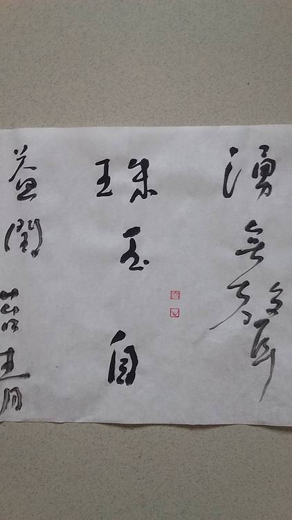 寒凌 中国书法家协会会员  韩文岭  行草横幅