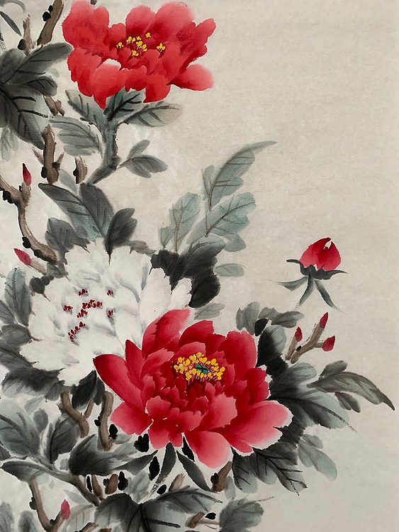 曼雪 陈彦老师作品《鸟语花香》