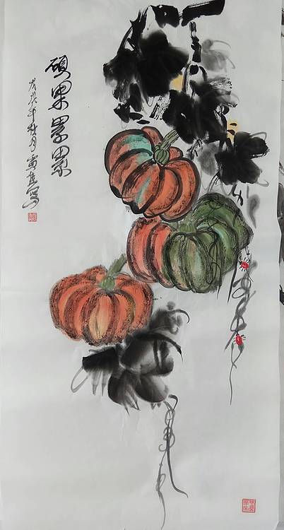 贾秀英 德州老年书画协会会员.賈佳