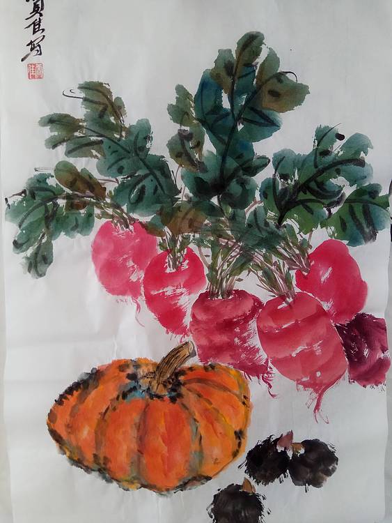 贾秀英 德州老年书画协会会员.贾佳