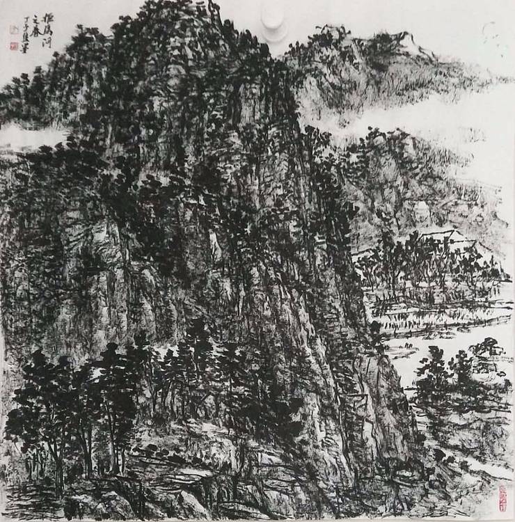 丁颀涵 山水
