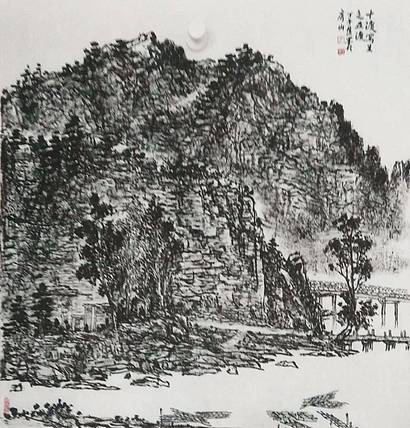 丁颀涵 山水