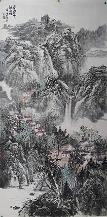 中国美术家协会会员  张桂兰 带合影 展览精品
