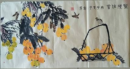 范彩君 五月枇杷鲜