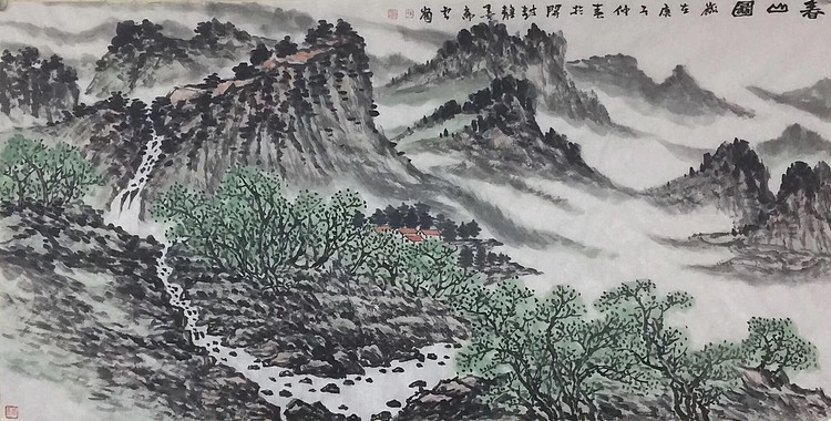 云岗 春山图