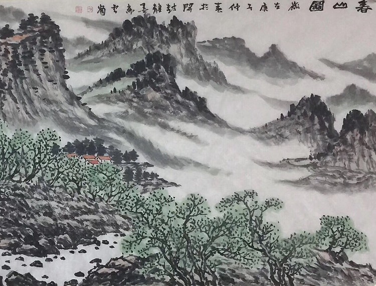 云岗 春山图