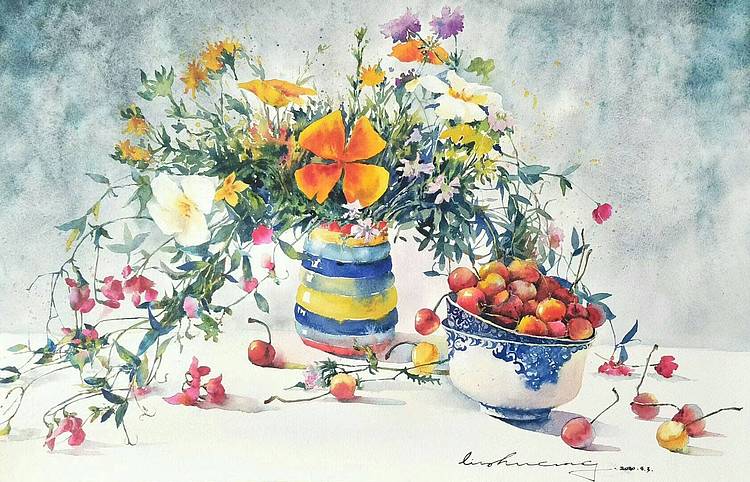 青年书画家 李双 青年书画家 嬉