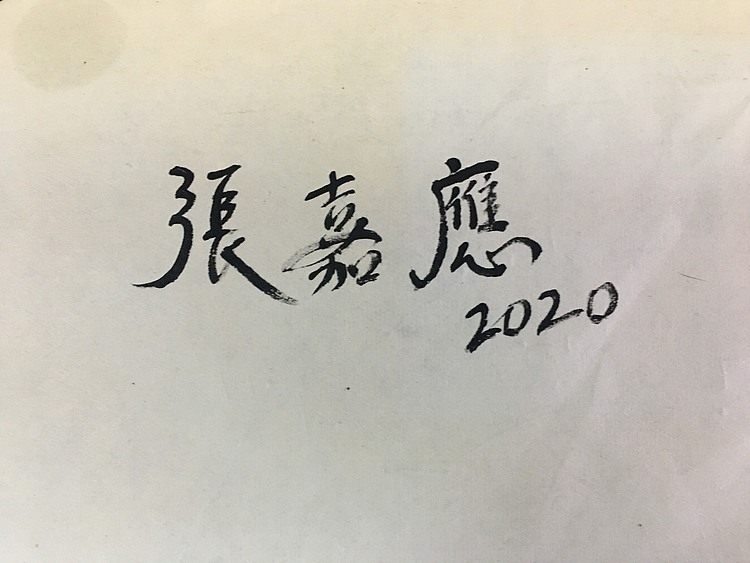 张嘉應手绘原创作品《读春秋》