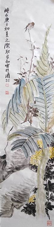 耿学知 手绘花鸟