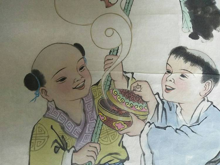 静心 和合二仙