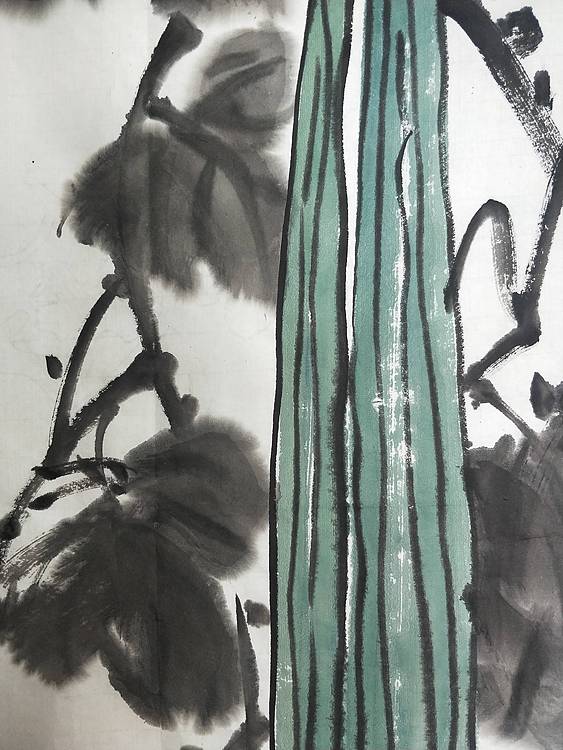 王建鑫 丝瓜图，秋硕。