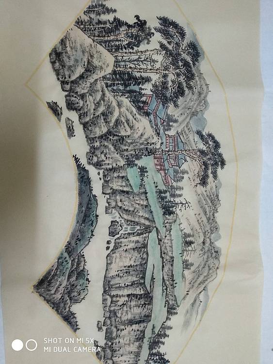 梁跃军 梁月&lt;山中古寺&gt;