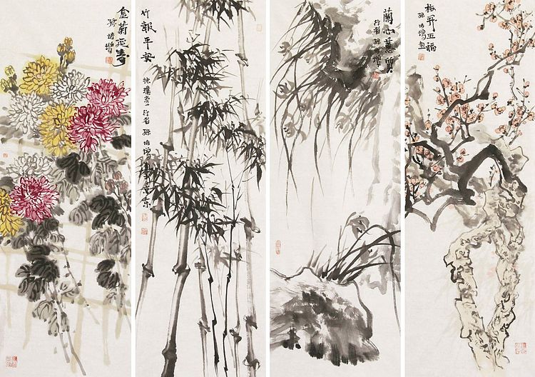 中美协会员 孙培增 精品花鸟 30264861