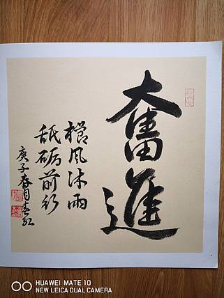 胡春红 书法作品