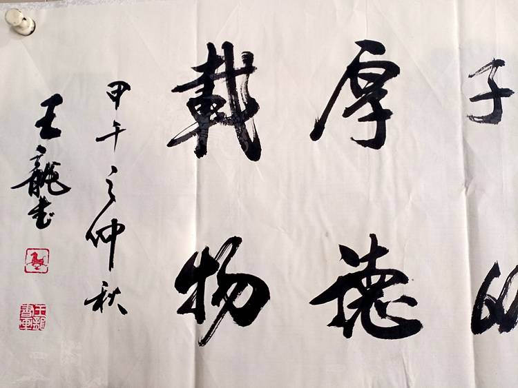 王龍 天行健，君子以自强不息，地势坤，君子以厚德载物
