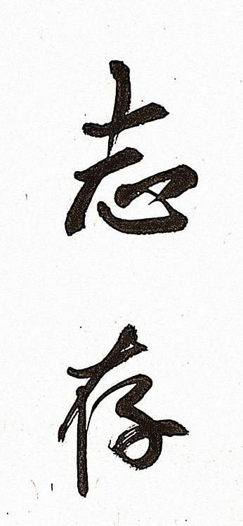 青年书画家 顾瀚之 《志存高远》