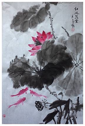 丰色 荷花