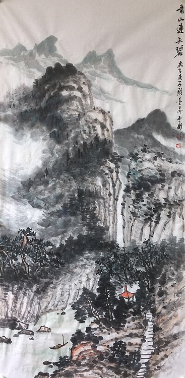 云岗 青山连天碧