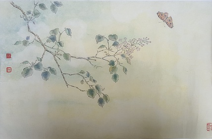 同羽 花鸟