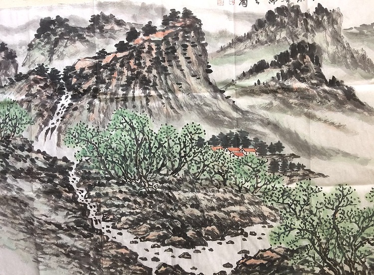 云岗 春山图