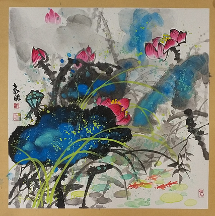袁昭 花鸟
