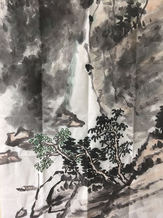 云岗 江上渔者