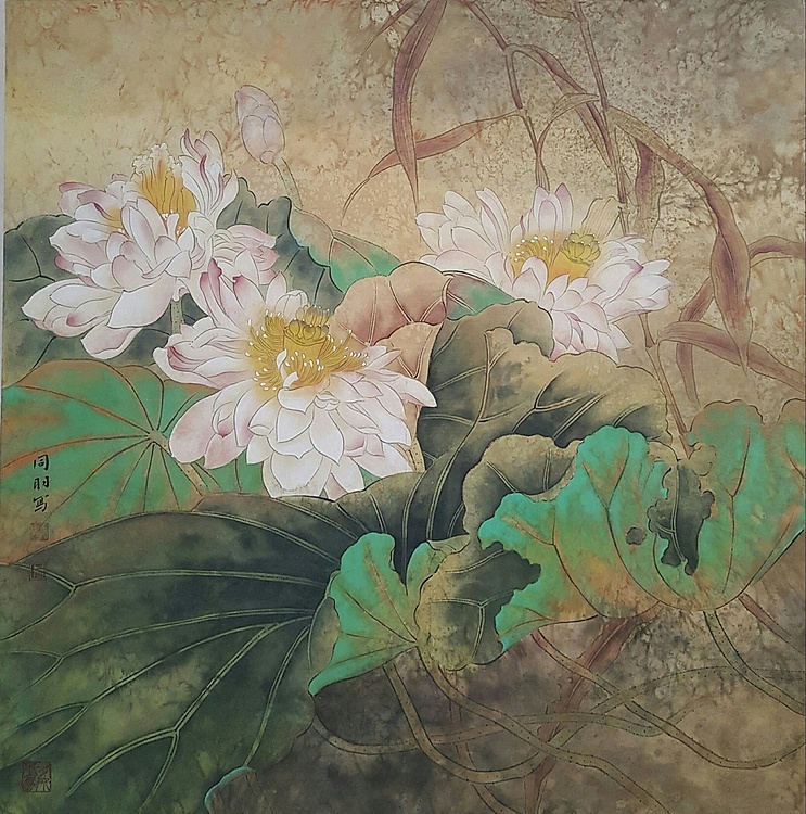 同羽 花鸟