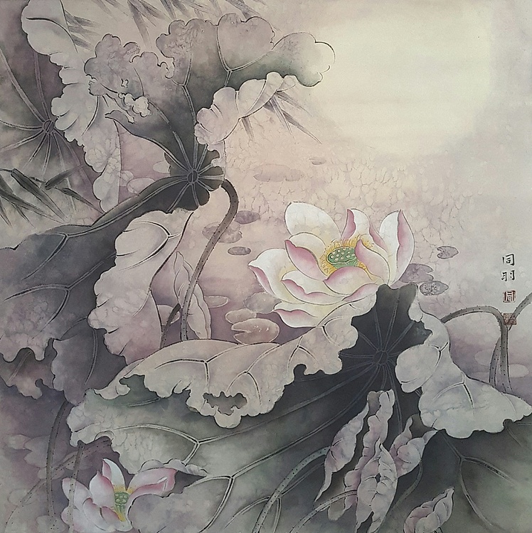 同羽 花鸟