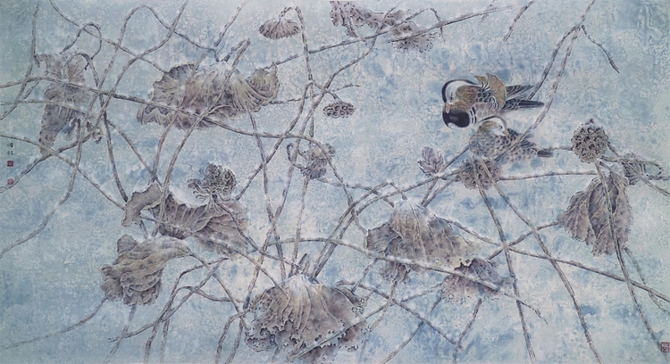 同羽 花鸟