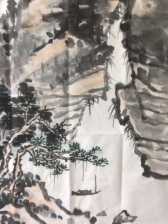云岗 江南烟雨图