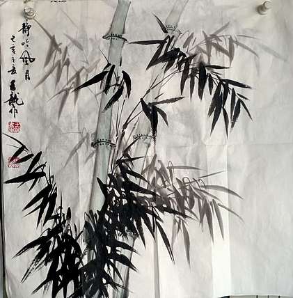 王龍 竹，静吟风月