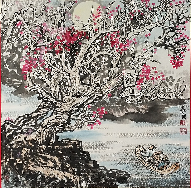 袁昭 山水