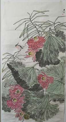 鹿平 省美协会员鹿平花鸟