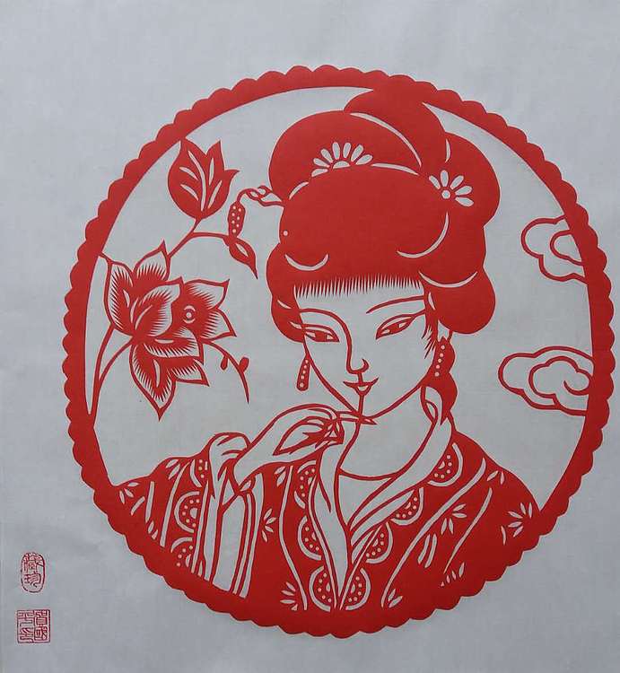 贺国平 《仕女》