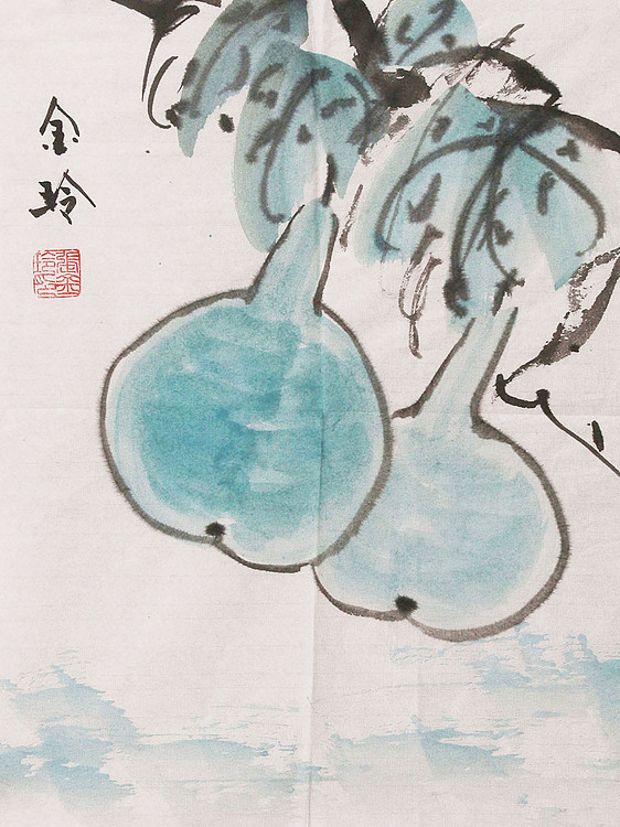 一代影后 中国美协会员 张金玲《福禄图》