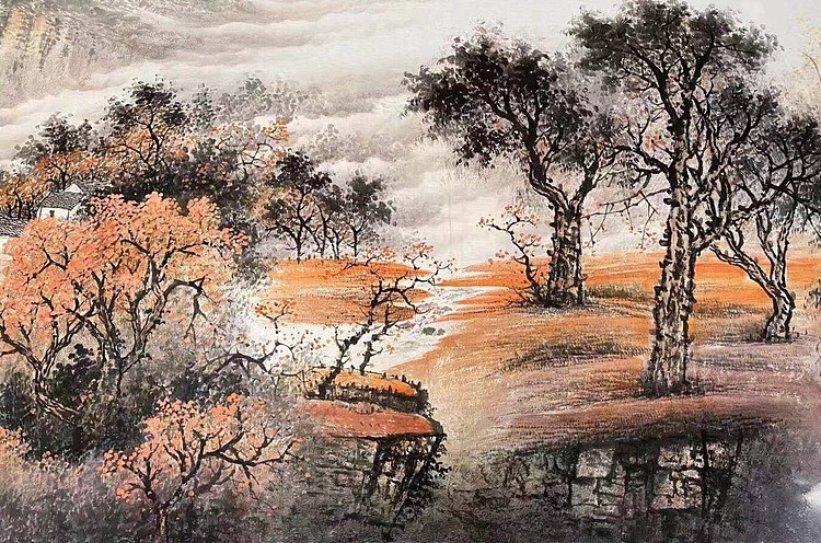 亚涵 秋岑幽居