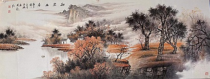 亚涵 秋岑幽居