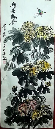黄河人 写意花鸟
